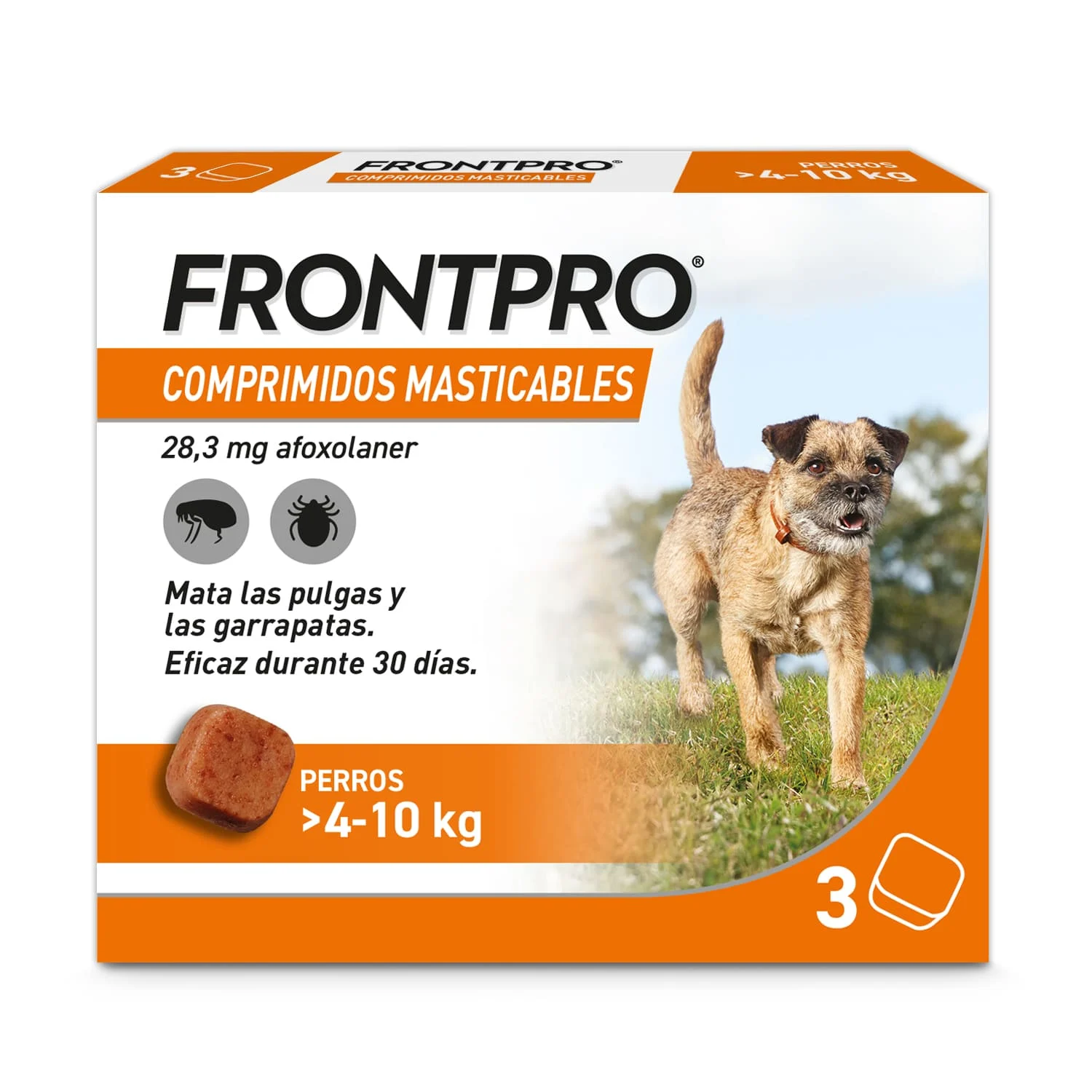 Frontpro Comprimidos Masticables Antiparasitario para perros
